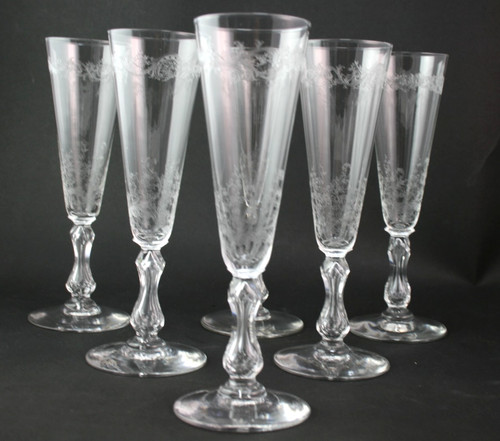 Baccarat sektgläser - 6,