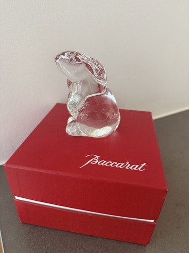 Baccarat signiert hase figur - signiert,