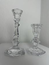 vintage Kristall-Kerzenhalter